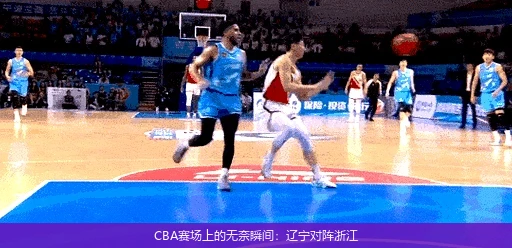 CBA赛场上的无奈瞬间:辽宁对阵浙江