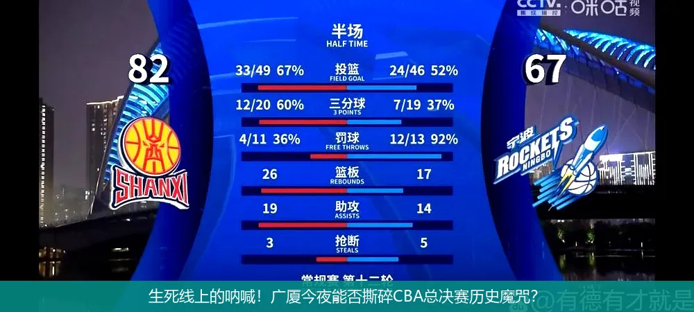 生死线上的呐喊!广厦今夜能否撕碎CBA总决赛历史魔咒?